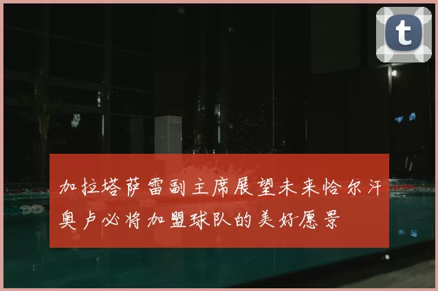加拉塔萨雷副主席展望未来恰尔汗奥卢必将加盟球队的美好愿景