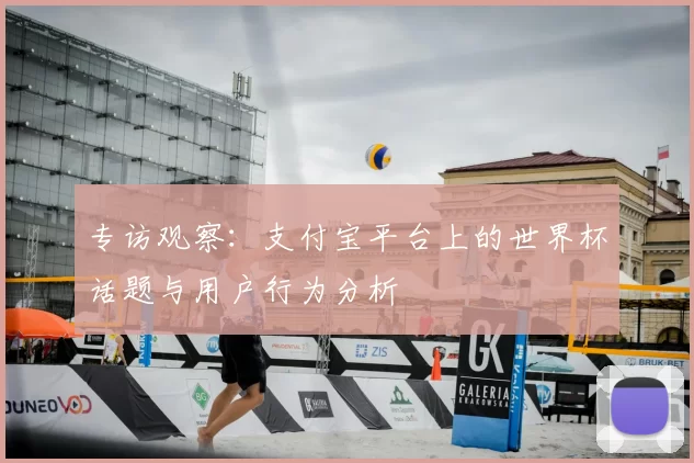 专访观察：支付宝平台上的世界杯话题与用户行为分析
